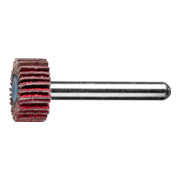 PFERD Keramikkorn Fächerschleifer F Ø 20x10mm Schaft-Ø 6 mm CO-COOL60 hoher Abtrag auf Edelstahl