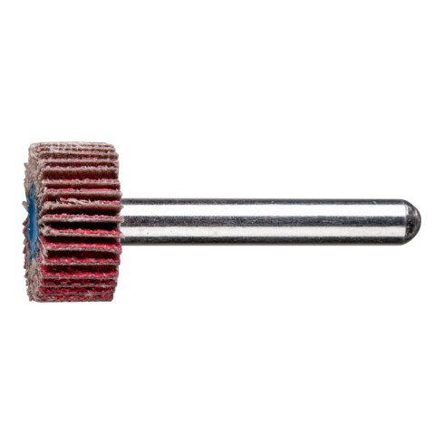 PFERD Keramikkorn Fächerschleifer F Ø 20x10mm Schaft-Ø 6 mm CO-COOL80 hoher Abtrag auf Edelstahl