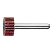 PFERD Keramikkorn Fächerschleifer F Ø 20x10mm Schaft-Ø 6 mm CO-COOL80 hoher Abtrag auf Edelstahl