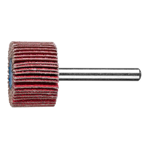 PFERD Keramikkorn Fächerschleifer F Ø 30x20mm Schaft-Ø 6 mm CO-COOL80 hoher Abtrag auf Edelstahl