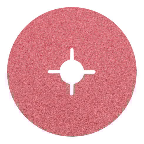 PFERD Keramikkorn Fiberscheibe Ø 125 mm CO60 für höchsten Abtrag auf Stahl