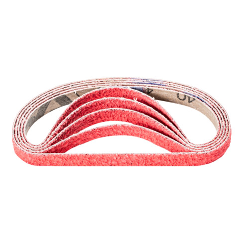 PFERD Keramikkorn Schleifband BA 12x305 mm CO-COOL40 für Edelstahl-Schliff mit Bandschleifer (100)