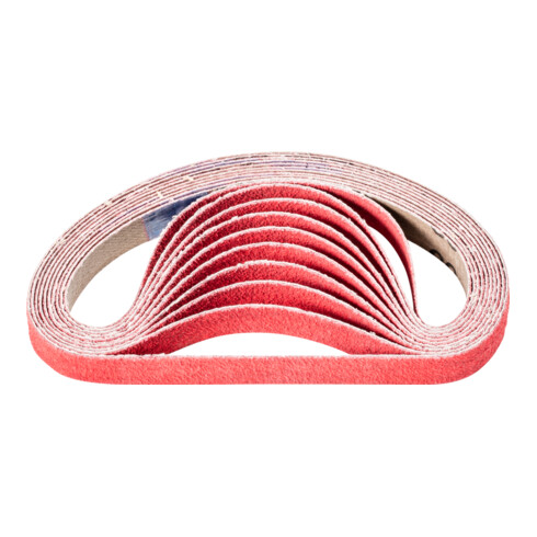 PFERD Keramikkorn Schleifband BA 12x330mm CO-COOL80 für Edelstahl-Schliff mit Bandschleifer