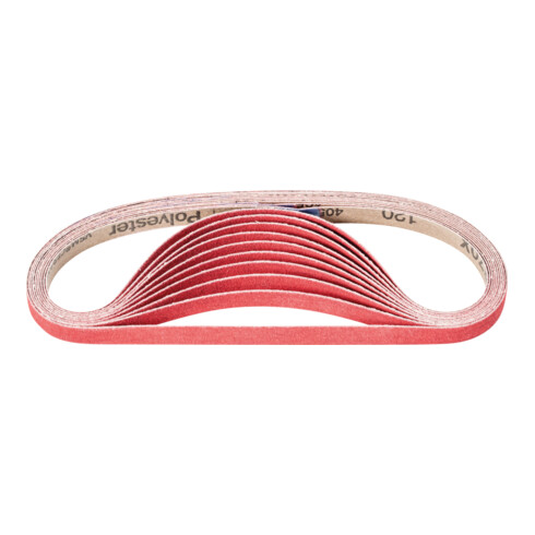 PFERD Keramikkorn Schleifband BA 12x520mm CO-COOL120 für Edelstahl-Schliff mit Bandschleifer (100)