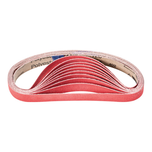 PFERD Keramikkorn Schleifband BA 20x520mm CO-COOL120 für Edelstahl-Schliff mit Bandschleifer