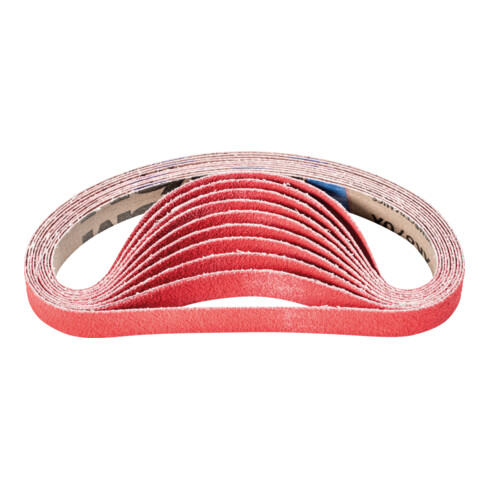 PFERD Keramikkorn Schleifband BA 20x520mm CO-COOL60 für Edelstahl-Schliff mit Bandschleifer
