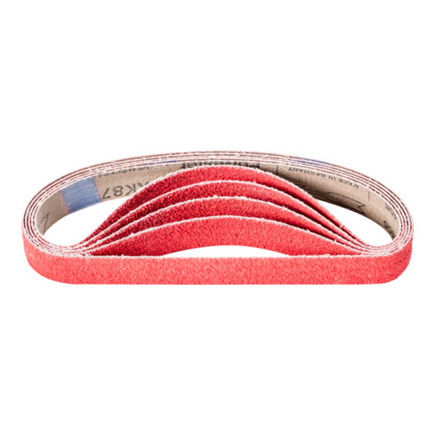 PFERD Keramikkorn Schleifband BA 25x480mm CO-COOL40 für Edelstahl-Schliff mit Bandschleifer