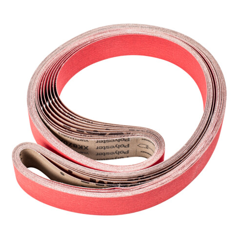PFERD Keramikkorn Schleifband BA 50x2000mm CO-COOL120 für Edelstahl-Schliff mit Bandschleifer