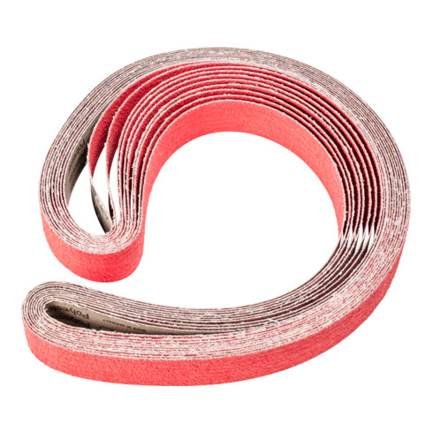 PFERD Keramikkorn Schleifband BA 50x2000mm CO-COOL36 für Edelstahl-Schliff mit Bandschleifer