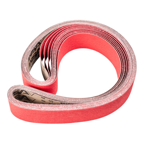 PFERD Keramikkorn Schleifband BA 75x2000mm CO-COOL50 für Edelstahl-Schliff mit Bandschleifer