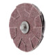 PFERD Kissenschleifer KS Ø 50x5 mm Gewinde 1/4-28 UNF A 80 zum Schleifen schmaler Schlitze-1