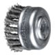 PFERD TOOLS Topborstel met draad, gevlochten POS TBG 65/X-LOCK INOX 0,35