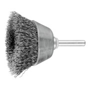 PFERD komborstel met schacht, ongeknoopt TBU 6015/6 INOX 0,30 0,3 mm gegolfde draad-1