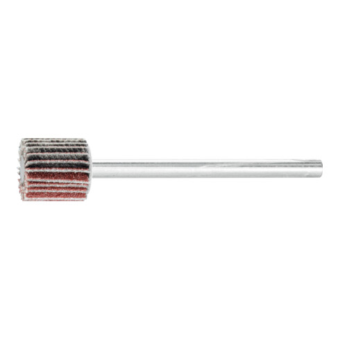 PFERD Korund Fächerschleifer F Ø 10x10mm Schaft-Ø 3 mm A150 für Feinschliff und Finish