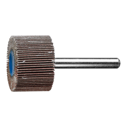 PFERD Korund Fächerschleifer F Ø 30x20mm Schaft-Ø 6 mm A150 für Feinschliff und Finish
