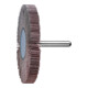 PFERD Korund Fächerschleifer F Ø 80x10mm Schaft-Ø 6 mm A150 für Feinschliff und Finish-1