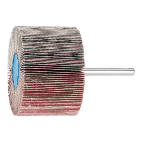 PFERD Korund Fächerschleifer F Ø 80x10mm Schaft-Ø 6 mm A180 für Feinschliff und Finish