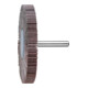 PFERD Korund Fächerschleifer F Ø 80x10mm Schaft-Ø 6 mm A240 für Feinschliff und Finish-1