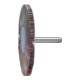 PFERD Korund Fächerschleifer F Ø 80x5 mm Schaft-Ø 6 mm A180 für Feinschliff und Finish-1