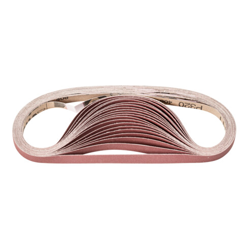 PFERD Korund Schleifband BA 12x520mm A320 für universelle Anwendung mit Bandschleifer