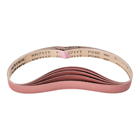 PFERD Korund Schleifband BA 30x610mm A240 für universelle Anwendung mit Rohrbandschleifer