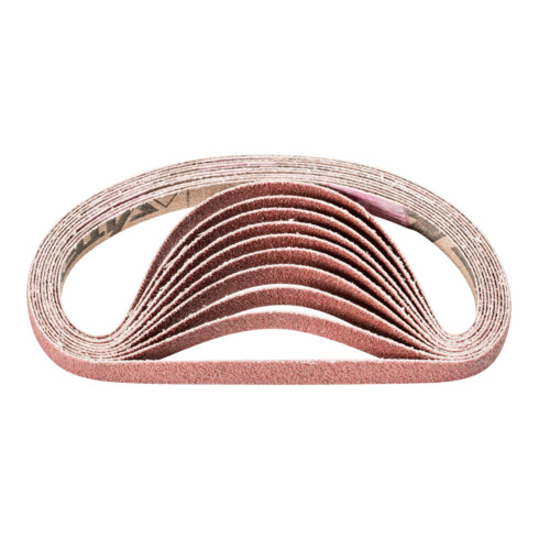 PFERD Korund Schleifband BA 9x305 mm A80 für universelle Anwendung mit Bandschleifer