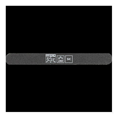 Pferd lime à affûter SF-R147-15-5 flexible, 147x15x5mm, SiC K 240, extrémités rondes