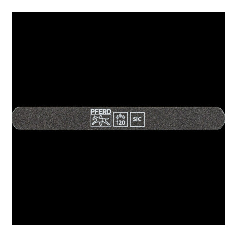 Pferd Lime à aiguiser SF-R147-15-5 flexible, 147x15x5mm, SiC K 120, extrémités arrondies