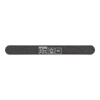 Pferd Lime à aiguiser SF-R147-15-5 flexible, 147x15x5mm, SiC K 180, extrémités rondes
