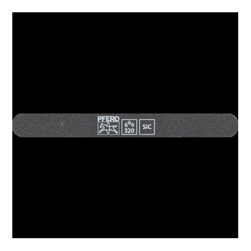 Pferd lime à aiguiser SF-R147-15-5 flexible, 147x15x5mm, SiC K 320, extrémités rondes