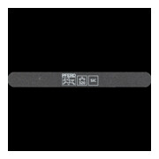 Pferd lime à aiguiser SF-R147-15-5 flexible, 147x15x5mm, SiC K 320, extrémités rondes