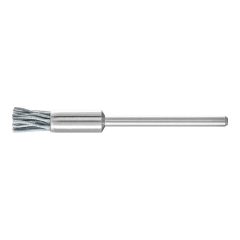 PFERD Miniatur-Pinselbürste PBU Ø 5 mm Schaft-Ø 2,34 mm SiC-Filament-Ø 0,55 mm Korn 320