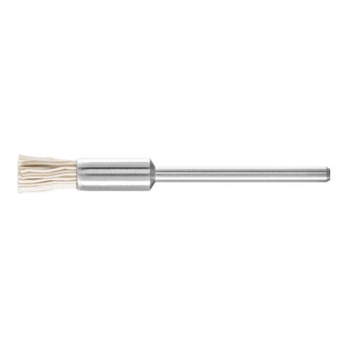 PFERD Miniatur-Pinselbürste PBU Ø5 mm Schaft-Ø2,34 mm Aluminium-Oxid-Filament-Ø0,30 Korn 600