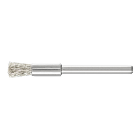 PFERD Miniatur-Pinselbürste PBU Ø5 mm Schaft-Ø3 mm Edelstahl-Draht-Ø0,10