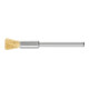 PFERD Miniatur-Pinselbürste PBU Ø5 mm Schaft-Ø3 mm Messing-Draht-Ø0,10-1
