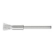 PFERD Miniatur-Pinselbürste PBU Ø5 mm Schaft-Ø3 mm Stahl-Draht-Ø0,10