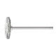 PFERD Miniatur- Rundbürste RBU Ø22x2 mm Schaft-Ø3 mm Edelstahl-Draht-Ø0,10-1