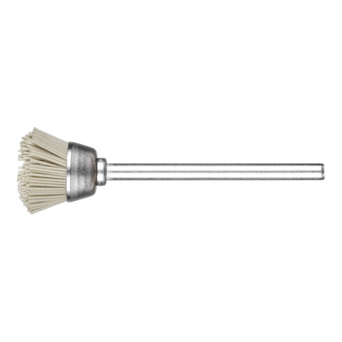 PFERD Miniatur- Topfbürste TBU Ø18 mm Schaft-Ø3 mm DIAMANT-Filament-Ø0,40 Korn 400