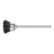 PFERD Miniatur- Topfbürste TBU Ø18 mm Schaft-Ø3 mm schwarze Schweineborste-1