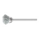 PFERD Miniatur- Topfbürste TBU Ø18 mm Schaft-Ø3 mm SiC-Filament-Ø0,25 Korn 800-1