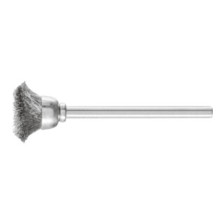 PFERD TOOLS Topfbürste mit Schaft, ungezopft TBU 1803/3 INOX