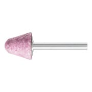 PFERD Mola abrasiva a Ø20xH.20mm, grana 30, gambo conico Ø6mm-1