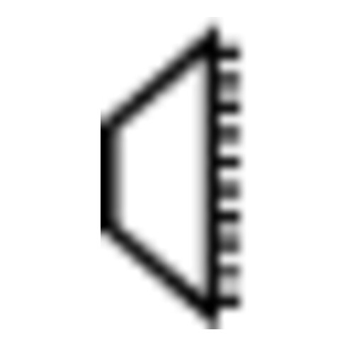 Pferd Nadelfeile Präzision Barettform 150mm Hieb 0