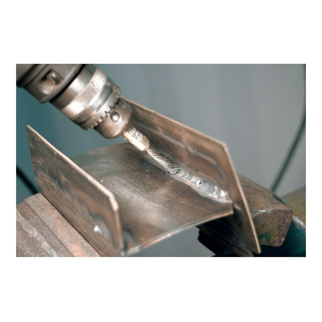 Pferd Pinselbürste Stahldr. 6mm 10x25x0,2 mm gez.