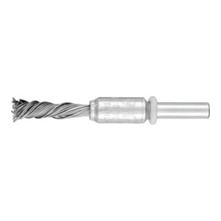 Pferd Pinselbürste Stahldr. 6mm 10x25x0,5 mm gez.