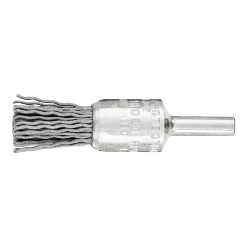 PFERD Pinselbürste ungezopft PBU Ø15 mm Schaft-Ø6 mm SiC-Filament-Ø0,90 Korn 180