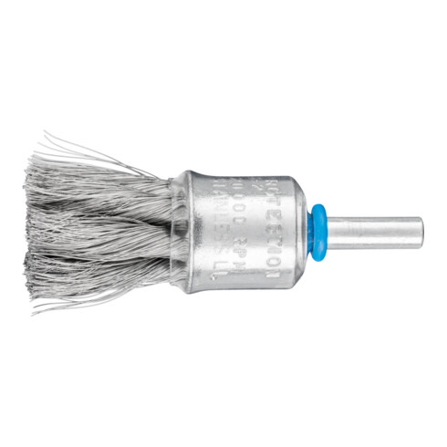 PFERD Pinselbürste mit Schaft, gezopft PBG 1919/6 INOX 28