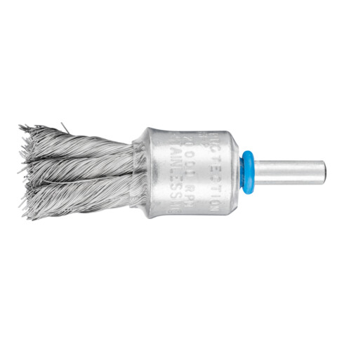 PFERD Pinselbürste mit Schaft, gezopft PBG 1919/6 INOX 28
