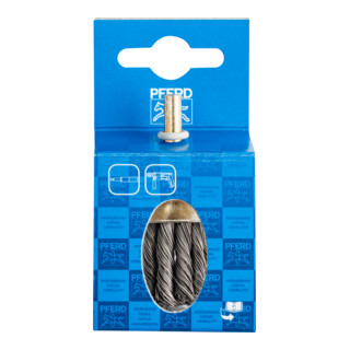 PFERD Pinselbürste mit Schaft, gezopft POS PBG 1919/6 ST 0,35