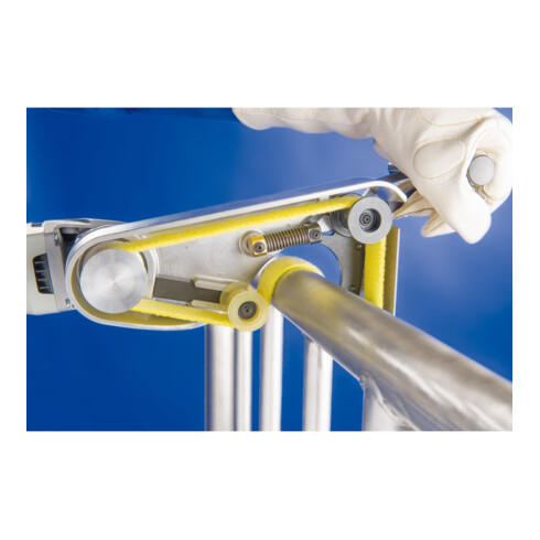 PFERD Polierband P-BA 100x282 mm für Polierarbeiten für Walze Ø 90x100mm mit Walzenantrieb